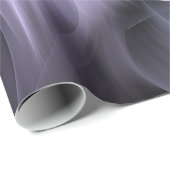 Paarse Abstracte fractale bloem Cadeaupapier (Rol Hoek)