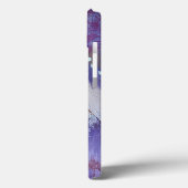 Paarse abstracte iPhone-hoes in Maanberg Case-Mate iPhone Case (Achterkant / Links)