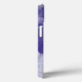 Paarse Abstracte iPhone hoesje in Moon Mountain (Achterkant / Rechts)