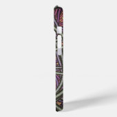 Paarse Abstracte Keltische knoopwerkpatroon Case-Mate iPhone Case (Achterkant / Links)