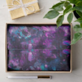 Paarse Abstracte kristallen voor optische watersto Tissuepapier (Geschenk)