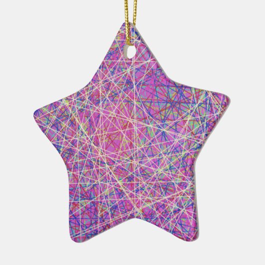 paarse abstracte kunst keramisch ornament (Links)