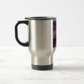 Paarse Abstracte kunst Reisbeker (Links)