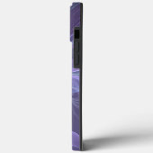 Paarse Abstracte Moderne Initialen voor fractale k Case-Mate iPhone Case (Achterkant / Links)