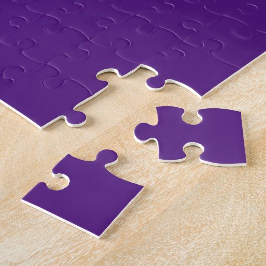 Paarse Abstracte puzzel (Zijkant)