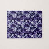 Paarse Abstracte puzzel Legpuzzel (Horizontaal)