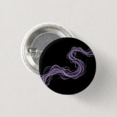 Paarse Abstracte rook - etherische muurkunst Ronde Button 3,2 Cm (Voorkant /achterkant)