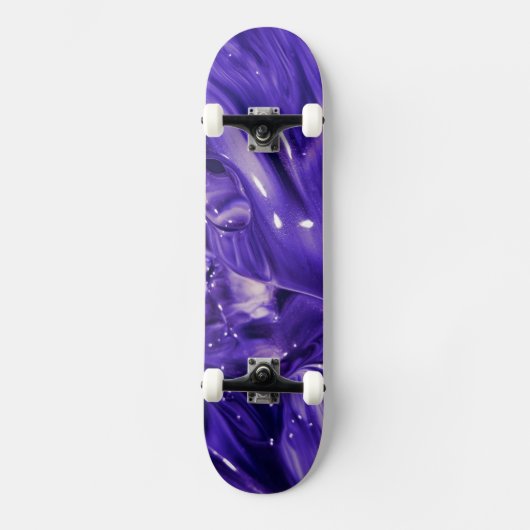 Paarse Abstracte skater board Persoonlijk Skateboard (Voorkant)
