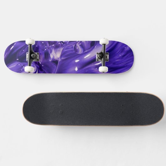 Paarse Abstracte skater board Persoonlijk Skateboard (Horizontaal)