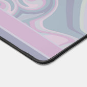  Paarse Abstracte Speelse Boho Design Naam Bureaumat (Hoek)