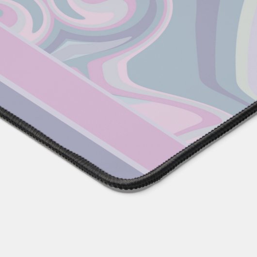  Paarse Abstracte Speelse Boho Design Naam Bureaumat (Hoek)