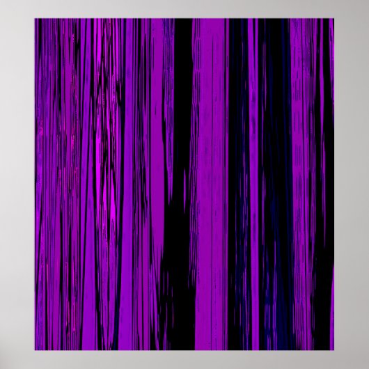 Paarse Abstracte strepen 606 Poster (Voorkant)