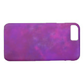 Paarse Abstracte textuur Case-Mate iPhone Case (Achterkant (Horizontaal))