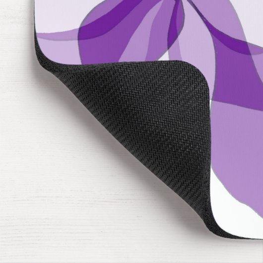 Paarse Abstracte ventilator Muismat (Hoek)