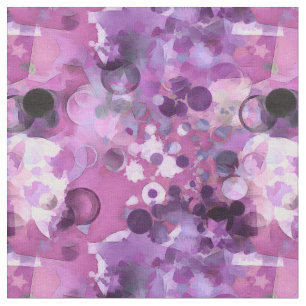 Paarse Abstracte verbinding Stof
