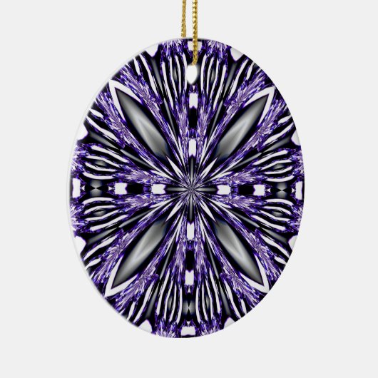 Paarse Abstracte versiering Keramisch Ornament (Rechts)
