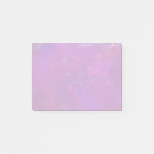 Paarse Abstracte Waterverf Post-it® Notes (Voorkant)