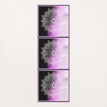 Paarse Abstracte Zen Mandala