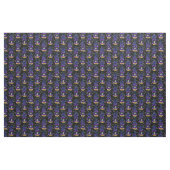 Paarse Acht Bal Stof (Yard (91,4 cm))