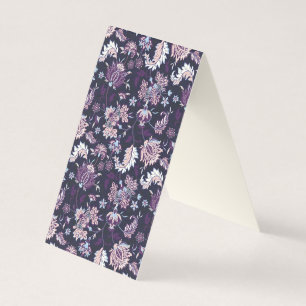 Paarse achtergrond Big Floral naadloos patroon Kaart