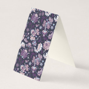 Paarse achtergrond Big Floral naadloos patroon Kaart