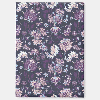 Paarse achtergrond Big Floral naadloos patroon Magneet