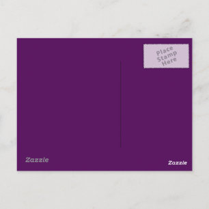 Paarse achtergrond Briefkaart