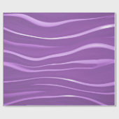 Paarse achtergrond en strepen cadeaupapier (Vlak)