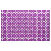 Paarse achtergrond Fleur-de-lis Patroonontwerp Stof (Yard (91,4 cm))