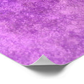 Paarse achtergrond grijptextuur poster (Hoek)