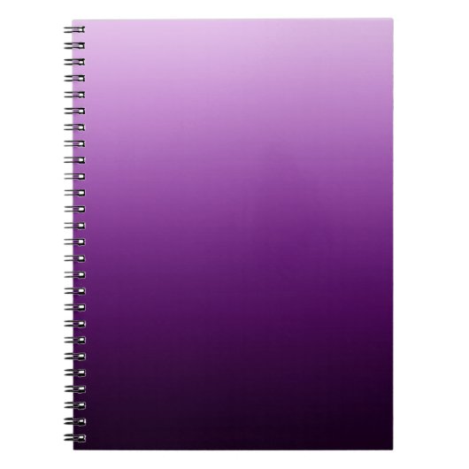 Paarse achtergrond notitieboek (Voorkant)