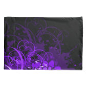 Paarse acrylvezel Abstract Kussensloop (Achterkant)