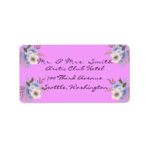 Paarse Adresetiketten