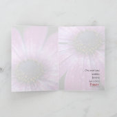 Paarse Afrikaanse Daisy, door Anna Wight Kaart (Binnen)