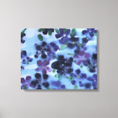 Paarse Afrikaanse Violet Watercolor Canvas Afdruk (Voorkant)