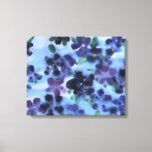 Paarse Afrikaanse Violet Watercolor