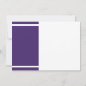 Paarse Afstudeerder Partij afstuderen 2025 Kaart (Achterkant)