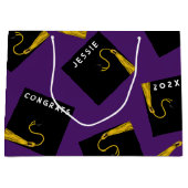 Paarse Afstuderen 2026 Groot Cadeauzakje (Voorkant)