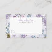 Paarse Afstuderen Advies Kaarten (Voorkant)