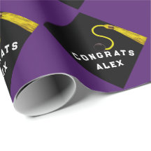 Paarse Afstuderen cadeau