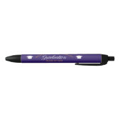 Paarse Afstuderen Keepsake Custom High School Zwarte Inkt Pen (Bodem)