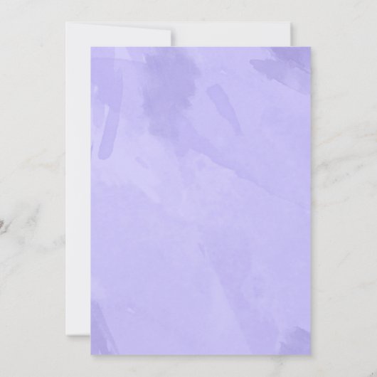 Paarse Afstuderen Uitnodiging (Achterkant)