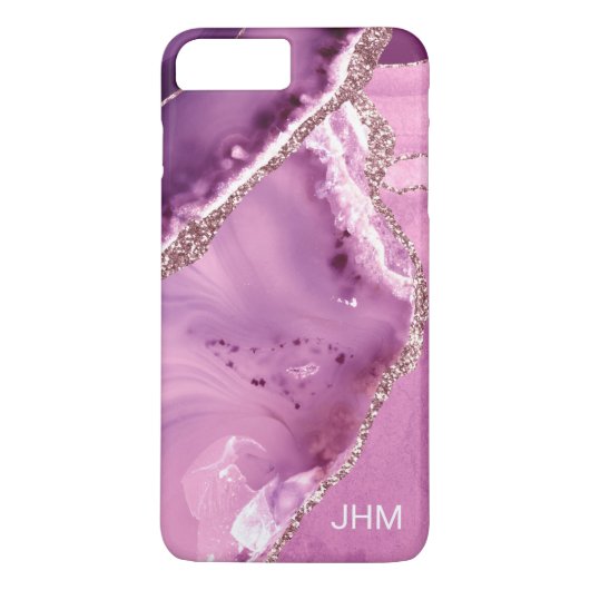 Paarse Agaat Case-Mate iPhone Case (Achterkant)