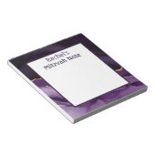 Paarse Agaat Modern Mitzvah Note Meisjes Notitiebl Notitieblok (Schuin)