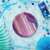 Paarse agaat papier Bord (Feest)