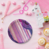 Paarse agaat papier Bord (Feest)