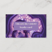 Paarse Agate Loyalty Rewards-kaart (Voorkant)