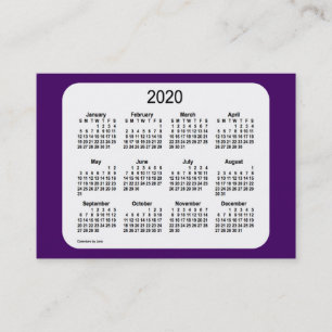 paarse agenda 2020 van Janz Visitekaartje