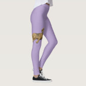 Paarse Airedale Leggings (Rechts)