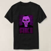 Paarse Aki Fit T-shirt (Design voorkant)